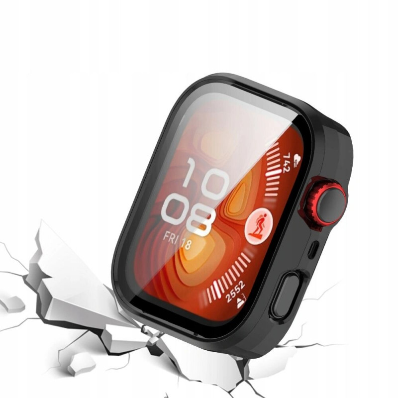 Tech-Protect Defense -suojakotelo Huawei Watch Fit 4 -kellolle, kirkas