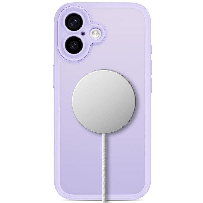 Tech-Protect MagPeak MagSafe CC -suojakotelo Apple iPhone 17:lle, matta laventeli