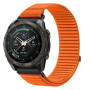 Tech-Protect NylonLoop Garmin Fenix 5X / 5X Plus / 6X / 6X Pro / 7X / 8 / 8 Pro / 9 / 9 Pro -kellonranneke (51 mm), signal oranssi