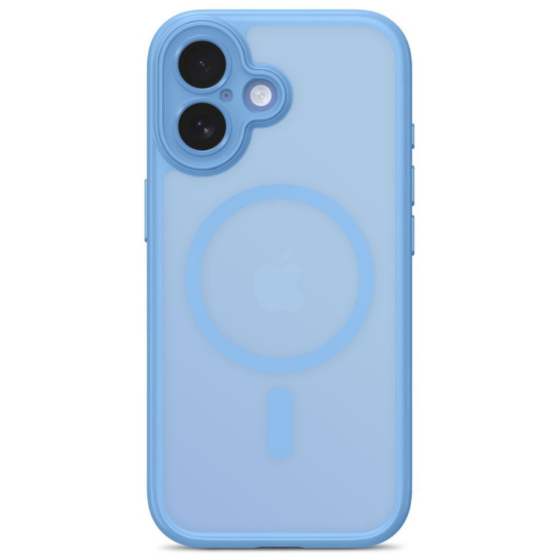 Tech-Protect MagPeak MagSafe CC -suojakotelo Apple iPhone 17:lle, matta Mist Blue