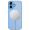 Tech-Protect MagPeak MagSafe CC -suojakotelo Apple iPhone 17:lle, matta Mist Blue