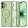 Tech-Protect MagPeak MagSafe CC -suojakotelo Apple iPhone 17:lle, matta sage