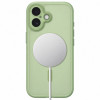 Tech-Protect MagPeak MagSafe CC -suojakotelo Apple iPhone 17:lle, matta sage