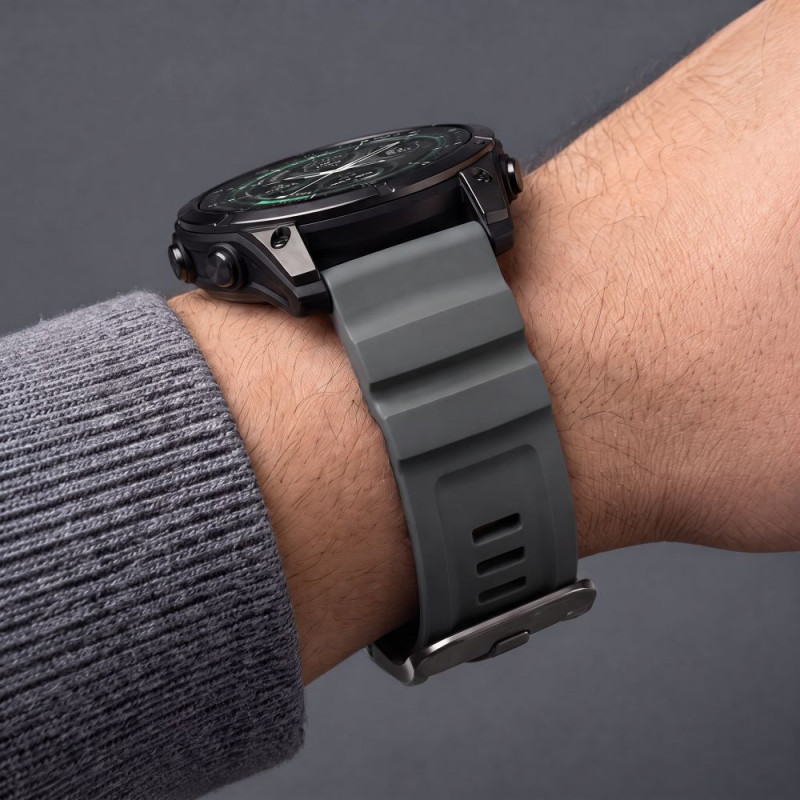 Tech-Protect Motion Garmin Fenix 5X / 5X Plus / 6X / 6X Pro / 7X / 8 / 8 Pro / 9 / 9 Pro -kellonranneke (47 mm), Storm Grey