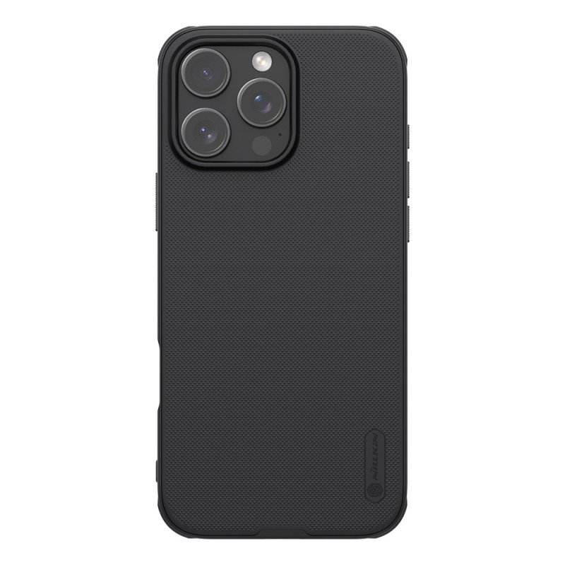 Nillkin Super Frosted Shield Pro -suojakotelo Apple iPhone 16 Pro -puhelimelle, musta