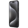 Nillkin Super Frosted Shield Pro -suojakotelo Apple iPhone 16 Pro -puhelimelle, musta