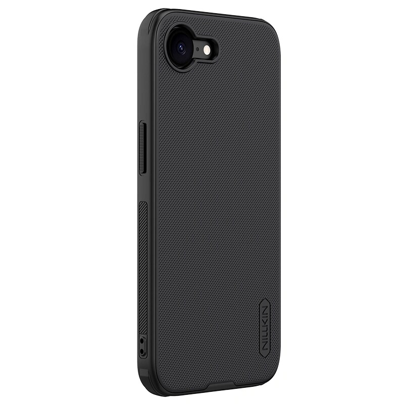 Nillkin Super Frosted Shield Pro Magnetic -suojakotelo Apple iPhone 17e / 16e -puhelimelle, musta