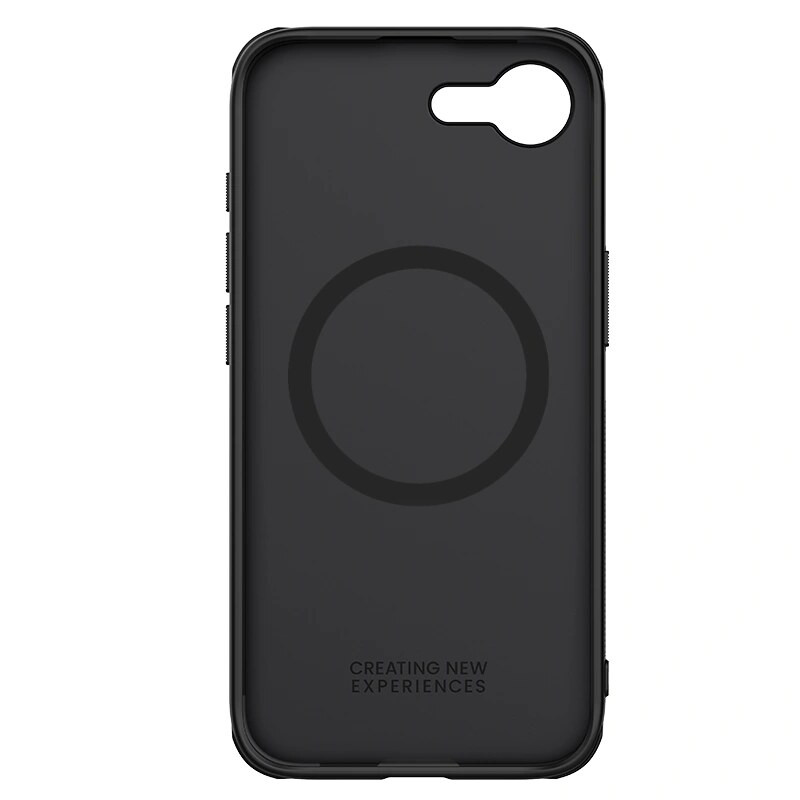 Nillkin Super Frosted Shield Pro Magnetic -suojakotelo Apple iPhone 17e / 16e -puhelimelle, musta