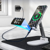 Choetech XCC-1068 PD 60W USB-C - USB-C -kaapeli näytöllä, 1,2 m, sininen