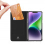Dux Ducis Skin Pro Wallet Flip Case Apple iPhone 15 Plus -puhelimelle, musta