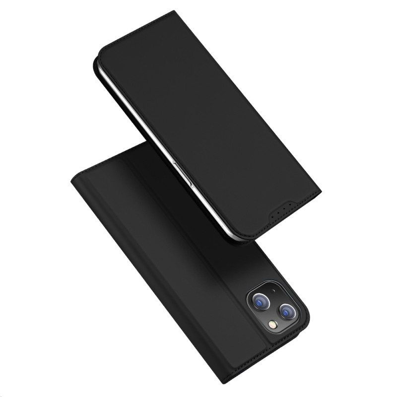Dux Ducis Skin Pro Wallet Flip Case Apple iPhone 15 Plus -puhelimelle, musta