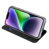 Dux Ducis Skin Pro Wallet Flip Case Apple iPhone 15 Plus -puhelimelle, musta