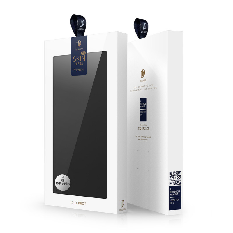 Dux Ducis Skin Pro -läppäsuojakotelo Realme 10 Pro -puhelimelle, musta