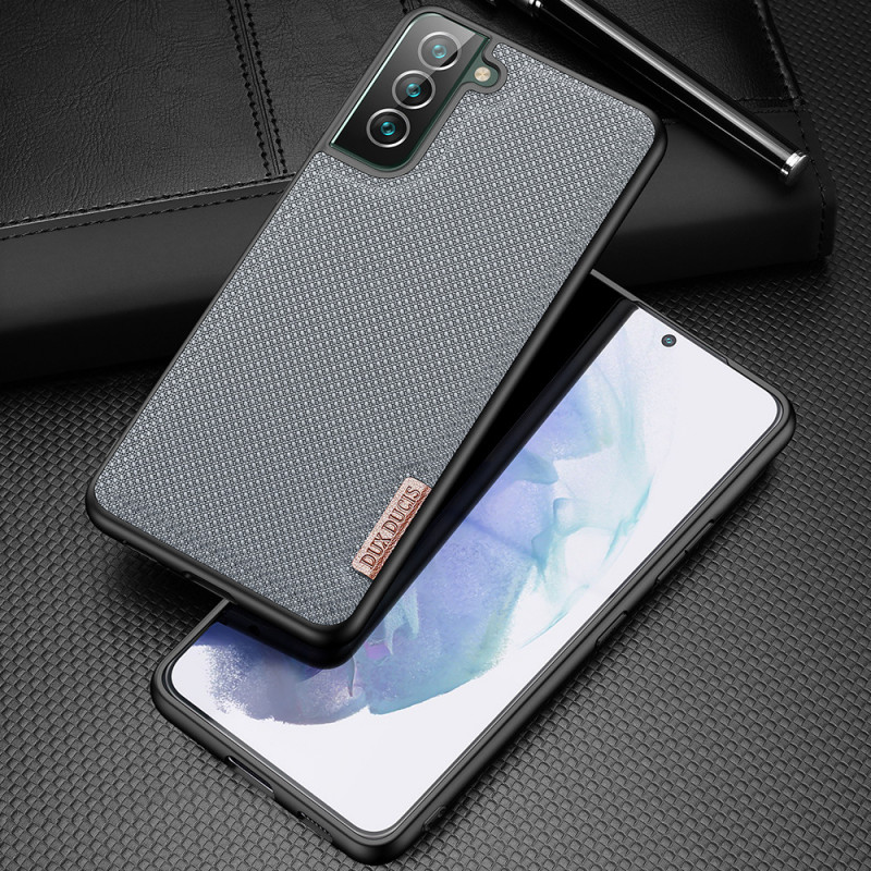 Dux Ducis Fino nailonsuojakuori Samsung Galaxy S22+ (S22 Plus) -puhelimelle, sininen