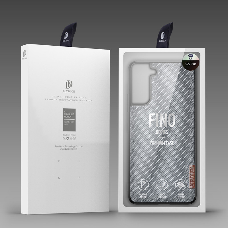Dux Ducis Fino nailonsuojakuori Samsung Galaxy S22+ (S22 Plus) -puhelimelle, sininen