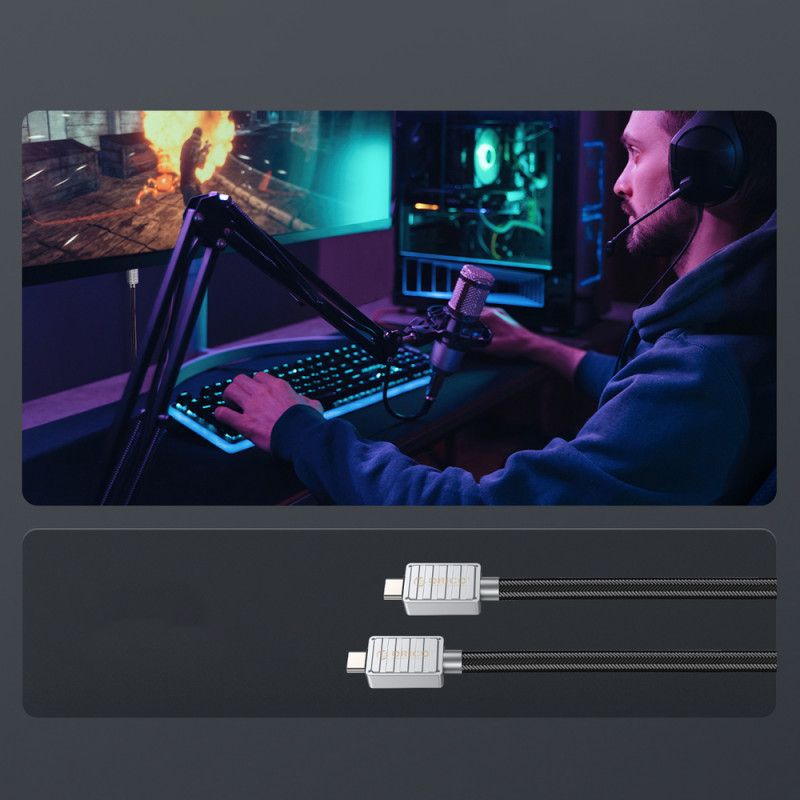 Orico H8CY HDMI 2.1 -kaapeli, 8K 60 Hz, 3 m, musta