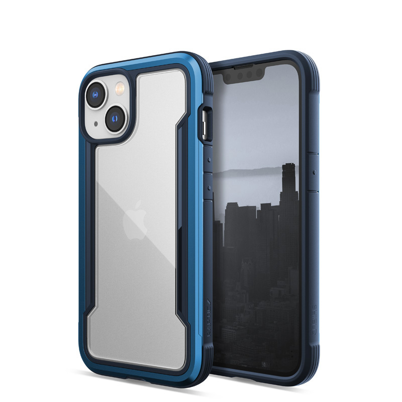 X-Doria Raptic Shield -suojakotelo Apple iPhone 14 -puhelimelle, Marine Blue