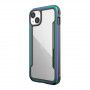 X-Doria Raptic Shield -suojakotelo Apple iPhone 14 Plus / 15 Plus -puhelimelle, Iridescent