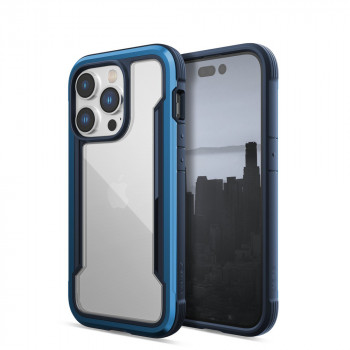 X-Doria Raptic Shield -suojakotelo Apple iPhone 14 Pro -puhelimelle, merensininen