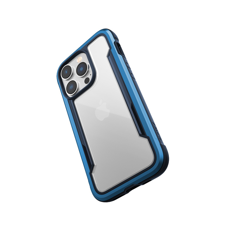 X-Doria Raptic Shield -suojakotelo Apple iPhone 14 Pro -puhelimelle, merensininen