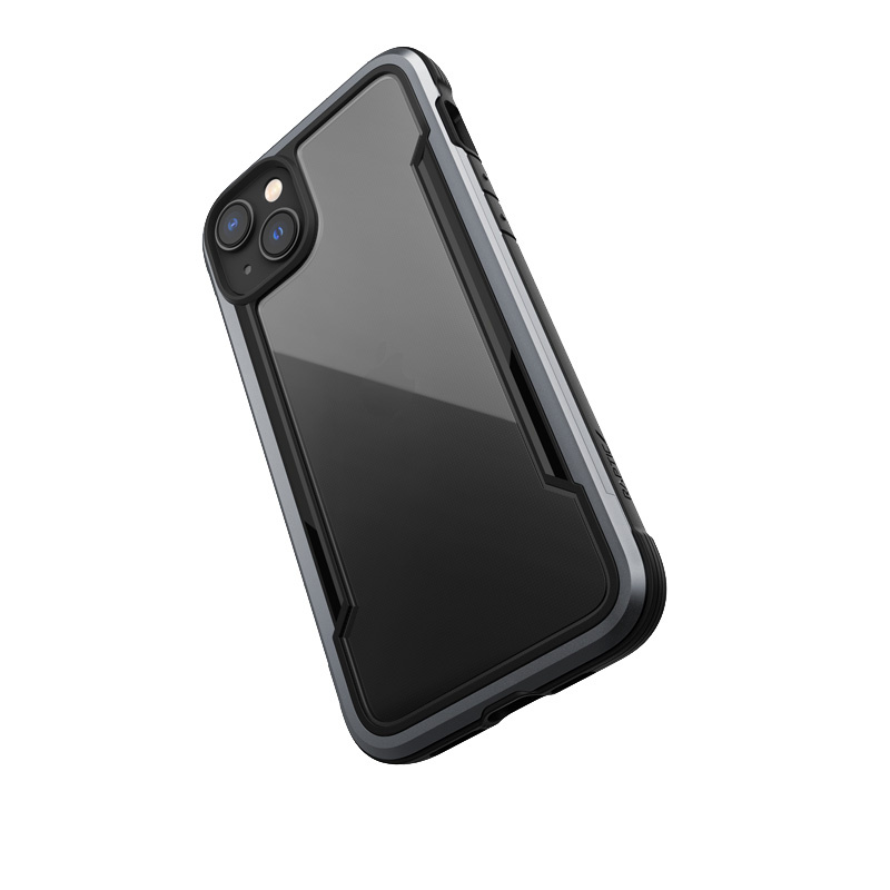 X-Doria Raptic Shield -suojakotelo Apple iPhone 14 Plus / 15 Plus -puhelimelle, musta