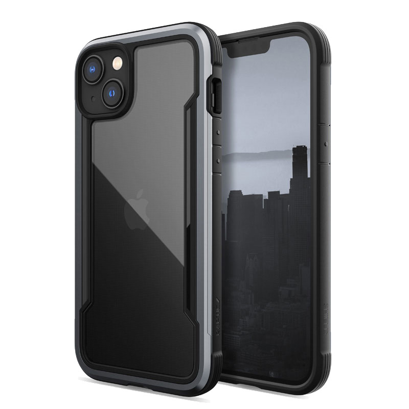 X-Doria Raptic Shield -suojakotelo Apple iPhone 14 Plus / 15 Plus -puhelimelle, musta