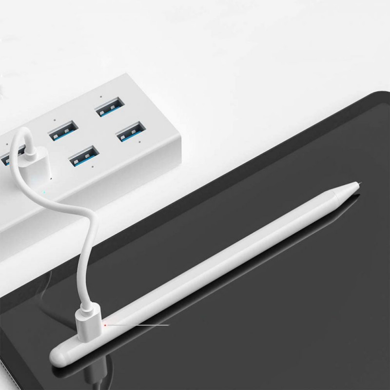 Tech-Protect Digitaalinen stylus-kynä Apple iPadille, valkoinen