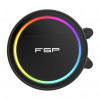 FSP AE36-B 360 mm ARGB -nestojäähdytys CPU-jäähdytin, LGA 1851 / AMD AM5, musta