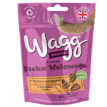 Wagg naudanpihvin makuinen koiranherkku, 125 g