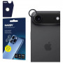 3MK HARDY Lens Protection Pro -kameran linssinsuojalasi Apple iPhone Air -puhelimeen, musta