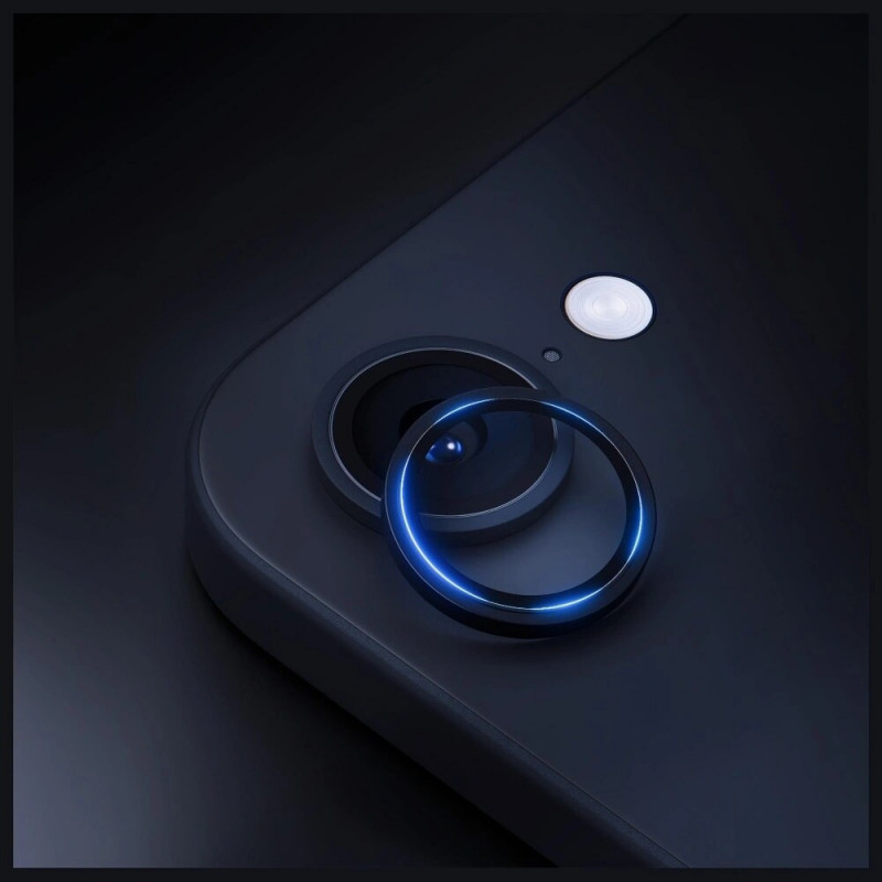 3MK HARDY Lens Protection Pro -kameran linssinsuojalasi Apple iPhone Air -puhelimeen, musta