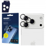 3MK HARDY Lens Protection Pro -kameran linssinsuojalasi Apple iPhone 17 Pro / 17 Pro Max -puhelimelle, musta