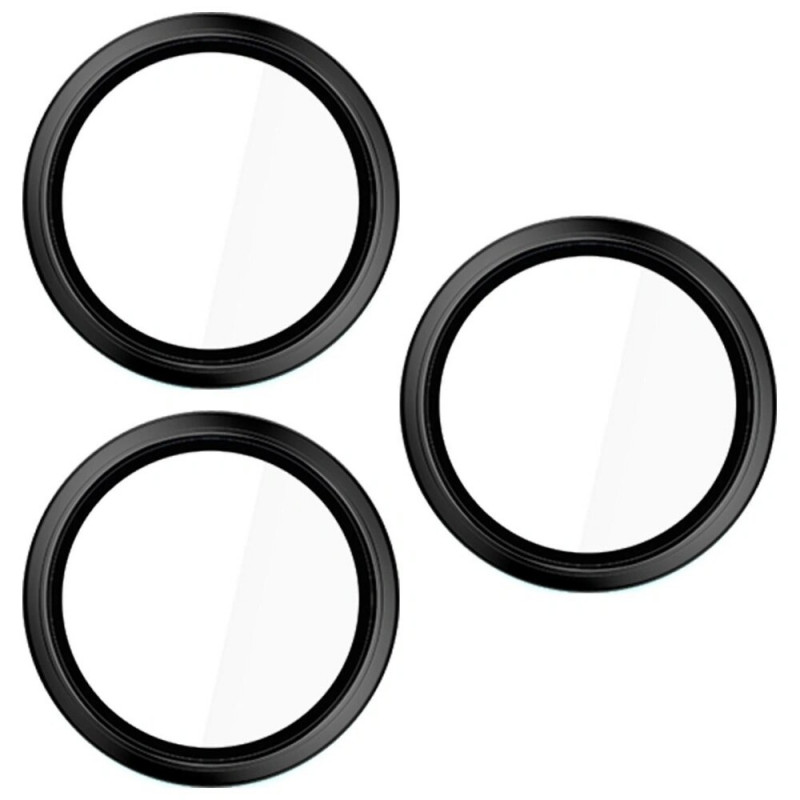 3MK HARDY Lens Protection Pro -kameran linssinsuojalasi Apple iPhone 17 Pro / 17 Pro Max -puhelimelle, musta