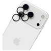 3MK HARDY Lens Protection Pro -kameran linssinsuojalasi Apple iPhone 17 Pro / 17 Pro Max -puhelimelle, musta