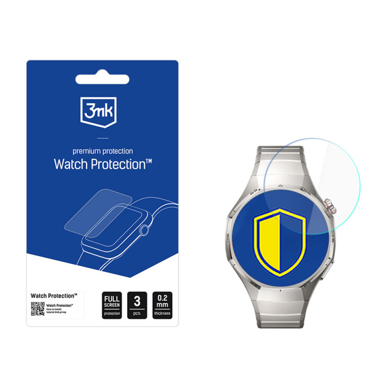 3MK FlexibleGlass Watch hybridilasi Huawei Watch GT 6 Pro 46 mm -kellolle
