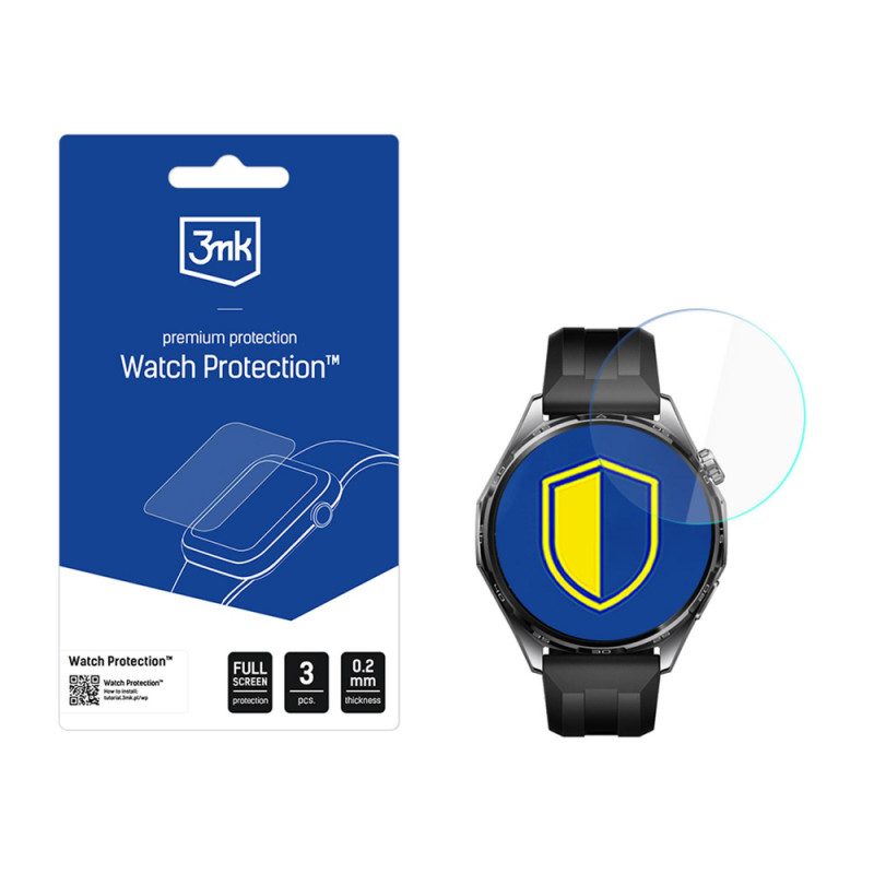 3MK FlexibleGlass Watch -hybridilasi Huawei Watch GT 6 46 mm -kellolle