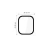 Tech-Protect Glass Flex+ Huawei Watch Fit 5 hybridilasi, musta (2 kpl)