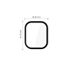 Tech-Protect Glass Flex+ Xiaomi Redmi Watch 6 hybridilasi, musta (2 kpl)