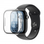 AmazingThing Radix FullGuard lasinen näytönsuojus ja kotelo Apple Watch Series 11 46 mm -kellolle, kirkas
