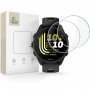 Tech-Protect Glass Fit+ karkaistu lasi Garmin Forerunner 70 / 170 -kelloille, kirkas (2 kpl)