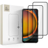 Tech-Protect Glass Fit+ karkaistu lasi Samsung Galaxy Xcover 7 / 7 Pro -puhelimeen (2 kpl), musta