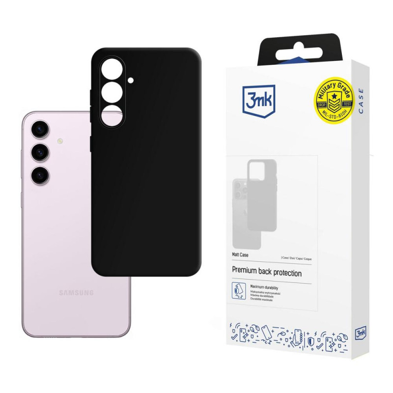 3MK Matt Case Samsung Galaxy S24, musta