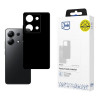 3MK Matt Case suojakotelo Xiaomi Redmi Note 13 4G -puhelimelle, musta
