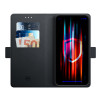 3MK Wallet Case lompakkokotelo Samsung Galaxy S24+:lle, musta