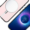 3mk Satin Armor MagCase MagSafe-yhteensopiva suojakotelo Apple iPhone 16 Plus -puhelimelle (W-3SAMaCa-AiP16Plu-0), läpinäkyvä mustalla kehyksellä