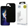 3mk Silicone Case suojakotelo Apple iPhone 16 Plus -puhelimelle, musta
