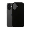 3mk Silicone Case suojakotelo Apple iPhone 16 Plus -puhelimelle, musta