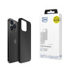 3mk Silicone Case -suojakotelo Apple iPhone 16 Pro -puhelimelle, musta