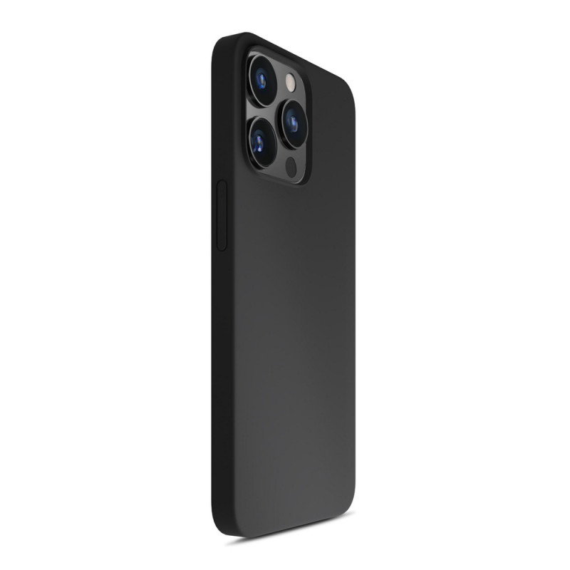 3mk Silicone Case -suojakotelo Apple iPhone 16 Pro -puhelimelle, musta