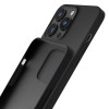 3mk Silicone Case suojakotelo Apple iPhone 16 Pro Max -puhelimelle, musta